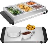 VonShef Food Warmer 4 Tray – 7.2L T