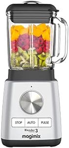 Magimix Blender Power 3 | Quiet Mark Approval | Metal/Glass | 1000W | 1.2L | Satin | 11641