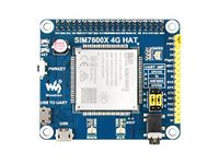 Waveshare SIM7600G-H 4G/3G/2G/GSM/GPRS/GNSS HAT for Raspberry Pi,Based on SIM7600G-H Supports LTE CAT4 up to 150Mbps for Downlink Data Transfer