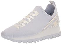 DKNY Women's Rubber Sole Knit Low-top Sneaker, Lavender, 8.5