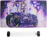I:P Masquerena YGO Foil Playmat Holographic Mat Gaming Competition Pad Mat for TCG CCG Trading Card Game Mat + Playmat Tube