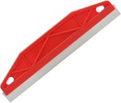 Quhoxdye Painter's Trim Guard 12 Inch Paint Shield, Edge Painting Tool for Walls, Paint Edger Wallpaper, Wall Paper, Wall Fabric, Mural, Cutting Knife,Construction Wallpaper Scraper (Red)
