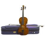 Stentor 1400A Student I Violin Outfit, Black, 4/4 Size With Case