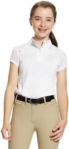 Ariat Girl's Aptos Vent Show Shirt White S