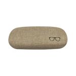 Sunshades Linen Spectacle Case Sunglass Case (Khakhi)