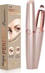 Eyebrow Trimmer for Women: Electric Eyebrow Hair Remover for Women with LED Light- Painless & Portable Eyebrow Razor for Women - Safe Eyebrow Epilator Hair Removal Device