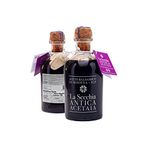 La Secchia - Balsamic vinegar from Modena "Two Stars". Ripened in 8 oak barrels. Low density. 250 ml bottle with cork dosing cap.