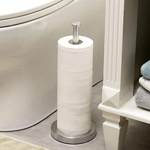 KES Toilet Paper Storage Stand, Freestanding Bathroom Toilet Paper Holder Storage for 3 Rolls Toiler Roll Storage Stainless Steel Brushed Nickel, BPS201S39-2