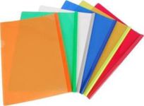 NSSP™ Plastic File Folder for Document Sliding Bar Report Covers,30 Sheet Capacity, Multicolor Resume Presentation File Folders Organizer Binder for A4 Size Paper. (Multicolor, 40 pices)