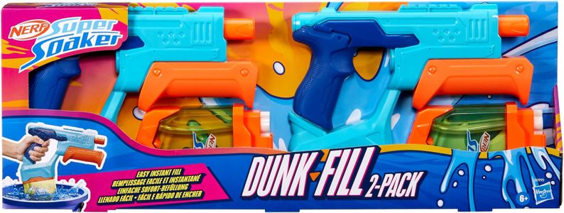 Nerf Super Soaker Water Blaster 2-Pack – Outdoor Water Guns Set