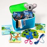 Four Seasons Crafting Kids Sewing Kit and Animal Crafts - Fun DIY Kid Craft and Sew Kits for Girls and Boys 120 Piece Set