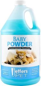 Jeffers Baby Powder Scent Conditioning Shampoo for Dogs, Cats, Puppies & Kittens – Gentle, Soap Free Formula with Natural Oils – Odor Eliminating, Safe Coat Care, Hypoallergenic Pet Shampoo, 1 Gal