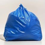 HEAN Hygiene Bio waste semi fresh eco-friendly printed blue garbage bag thick quality (35x45 inch)-30 pcs. Heavy Duty 75 micron, Biohazard waste bag professional Grade medical bag, X-Large