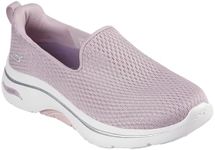 Skechers Women's Gowalk Arch Fit 2.0 - Saida Slip-On Sneaker, Mauve, US 8