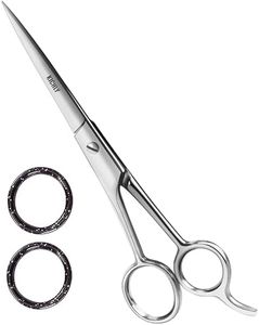 KICHLY Hair Cutting and Hairdressing Scissors 6.5 Inch, Premium Stainless Steel shears with smooth Razor & Sharp Edge Blades, for Salons, Professional Barbers, Men & Women, Kids, Adults, & Pets