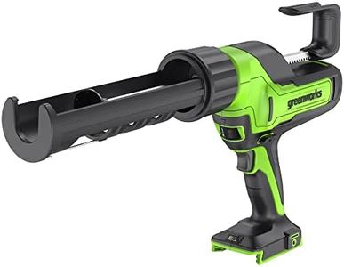 Greenworks Pistolet à calfeutrer et adhésif sans fil 24 V 283,5 g, 6 vitesses, anti-goutte, outil uniquement