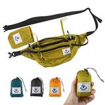 4Monster Hiking Daypack,Water Resistant Lightweight Packable Backpack for Travel Camping Outdoor (2L-Yellow green, 2L)