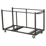 Lifetime 80193 Table, Cart with Heavy Duty Steel Black Sand Finish