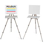 MEEDEN Watercolour Plein Air Easel: Adjustable Travel Easel Stand for Outdoor Painting - Lightweight Portable Travel Tripod with Mixing Palette Tray for Artist