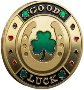 Poker Card Guard Coin Collectibles Table Games Poker - Good Luck, Las Vegas, Poker Accessories, Pot Committed, Shark, Donkeys, Quees, Ace King Lucky Coin