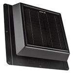 4SEASONS Solar Powered Vent, Polycarbonate Weatherproof Design, Quietly Cools Up to 500 Sq Ft, 400 CFM