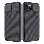 Nillkin TPU Camshield Pro Designed for iPhone 13 Case,Slim Fit Shockproof Protective Phone Case with Slide Camera Cover-Black