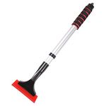 DONGKER Long Handle Ice Scraper,Windscreen Snow Remover Tool Ergonomic Foam Handle for Cars Trucks and SUV Adjustable Length (16.5"-24.8")