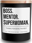 Boss Gifts for Women, Leader Gifts, Gifts for Manager, Appreciation Gifts for Women Boss Lady Work Bestie Friend Co-Worker, Bosses Day Gifts - 7 Oz Lavender Scented Candle