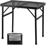 GREGIN Camping Table with Mesh Desk