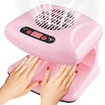 Soiiw Nail Dryer Professional 300W Quick Drying Gentle Nail Dryer Fan for Regular Polish Acrylic Dip Powder Nail Dehydrator Primer with Hot & Cold Air Nail Tech for Home Salon