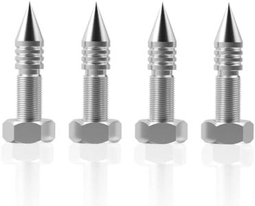 Monosaudio Speaker Spikes, 4 Pcs HiFi Speaker Anti-Vibration Spikes (without Spike Pad), Isolation Spikes Stand Foot for Speaker, Subwoofer, Amplifier, CD DVD Player(M8)