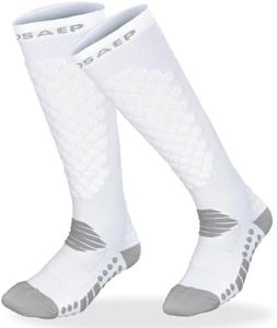 FEFOSAEP Fencing Socks - Advanced Fencing Stockings for Epee Sabre Foil (Gray, Medium)