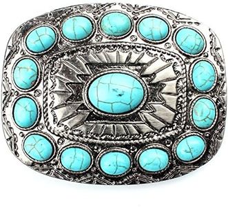 HUABOLA CALYN Turquoise belt buckle western buckles for ladies