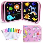 Educational Toys for 3 4 5 6 7 Year Olds Boy Girl Gifts Toddlers Drawing Pad Kids Drawing Tablet Toys for 3-7 Year Olds Boys Girls Drawing Board Book Writing Tablet Age 3 4 5 Arts and Crafts for Kids