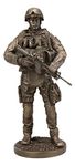 Ebros Large US Military Special Operations Covert Night Mission Soldier Rifleman Statue 12.25" Tall Detailed Realistic War Army Combat Prototype Decorative Sculpture Home and Office Accent Figurine