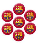 GIFTEENG FCB Logo Round Badges - Pack of 7 | Birthday/Anniversary Gift- Best Gift for Friendship Day, Wedding, Rakhi, Diwali & Office Party