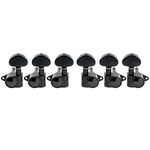 Wilkinson WJ303 3L3R Guitar Tuners Machine Heads 1:19 Ratio Tuning Pegs Keys for Epiphone USA Les Paul SG Electric or Acoustic Guitar, Black