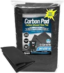 Aquarium Carbon Pad - Cut to Fit Carbon Infused Filter Pad Media for Crystal Clear Fish Tank and Ponds (24 Inch Width, 72 Inch Long)