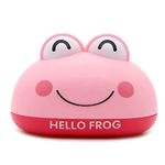 HOUSEHOLD CULTURE Cartoon Soap Case Bathtub Soap Box, Soap Dish Holder for Kids, Bathroom Soap Stand (Pink)