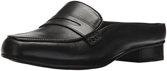 Clarks Women's Keesha Donna Mule,Black Leather,6 Medium US