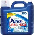 Purex 4 in 1 Ultra Concentrated Liquid Laundry Detergent, ColdWater, 312.4 oz / 9.24 L (250 loads)