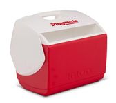 Igloo Playmate Elite 16 Qt. Personal Sized Cooler, Red body with white lid