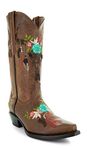 Soto Boots Longhorn Women's Fashion Cowgirl Boots M50029 Brown Size: 9.5