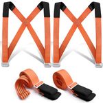 MOZETO Moving Straps 2-Person Anti Slip Lifting Straps for Moving Furniture, Appliances, Mattresses or Any Item up to 800 lbs