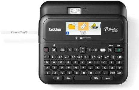 Brother PT-D610BT Business Professional Bluetooth Connected Label Maker, Black