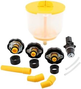 ABN AC Radiator Funnel Fill Kit - Spill Proof Coolant Flush Set Radiator Bleeding for Refilling Coolant No Spill Bleeder