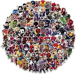 100Pcs Superhero Stickers, Teens Hero Avenger Vinyl Waterproof Stickers for Laptop Car Cup Computer Guitar Skateboard Luggage Bike, Kids and Teens