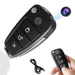 RENMAX Car Key Chain Hidden Camera HD 1080P Night Vision Motion Detection Spy Audio Video Recorder 64GB Support - 1 Pc