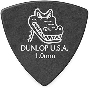 JIM DUNLOP Gator Grip Small Triangle 1.0mm Guitar Picks, 6 Pack (572P100)