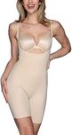 Vanity Fair Women's Shaping Cami with Built in Bra, Tummy Control Shapewear Camisole Tops for Women, Damask Neutral